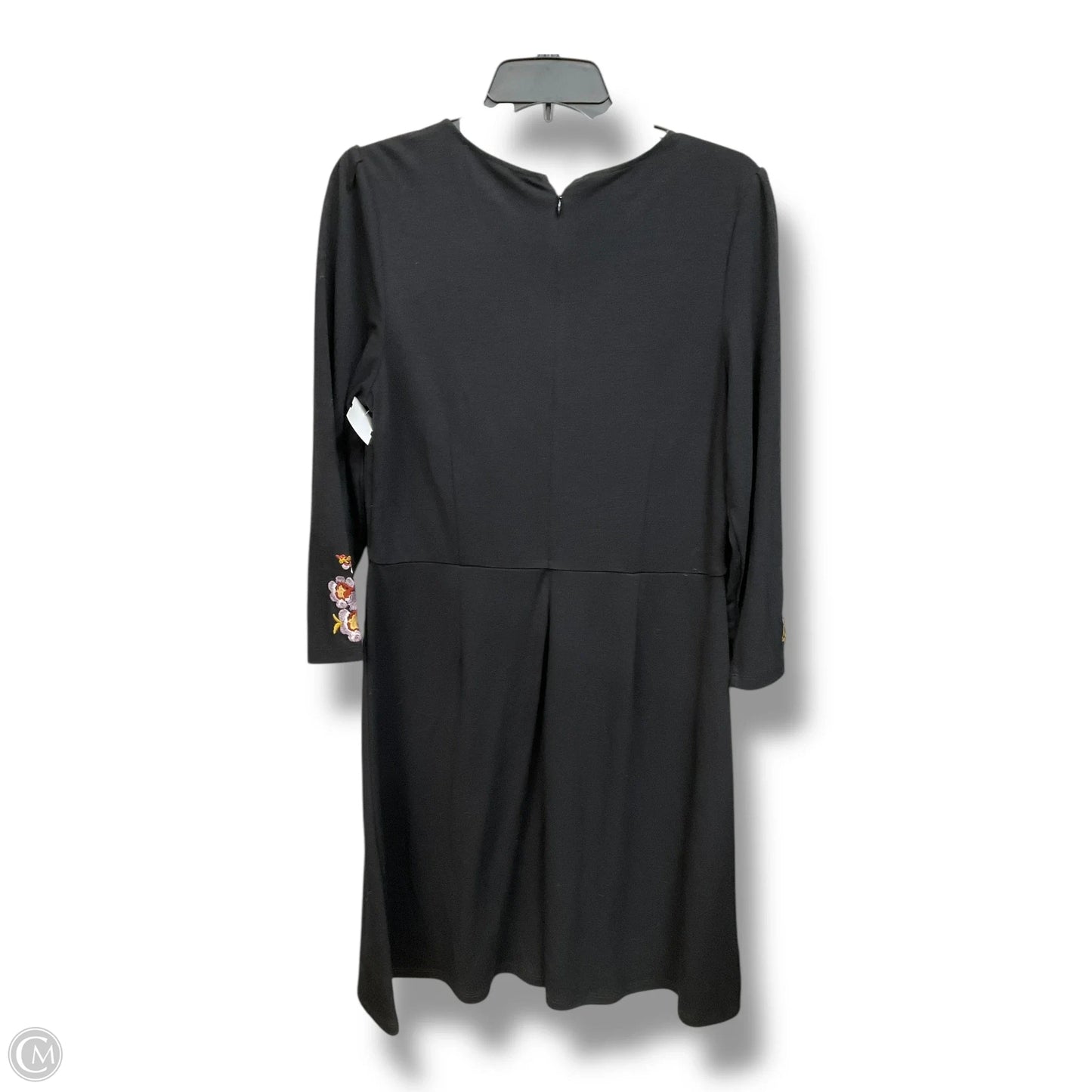 Dress Casual Midi By Loft In Black, Size: M