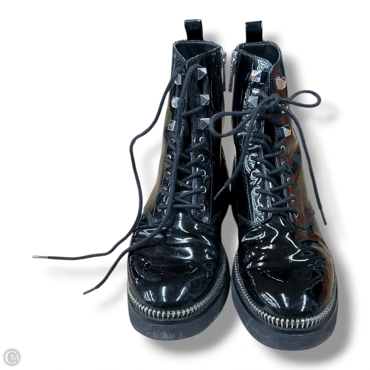 Boots Designer By Michael Kors In Black, Size: 8