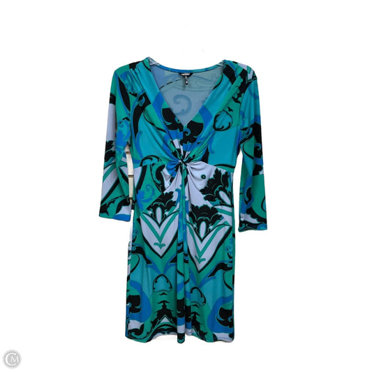 Dress Party Short By Daisy Fuentes In Blue & Green, Size: S