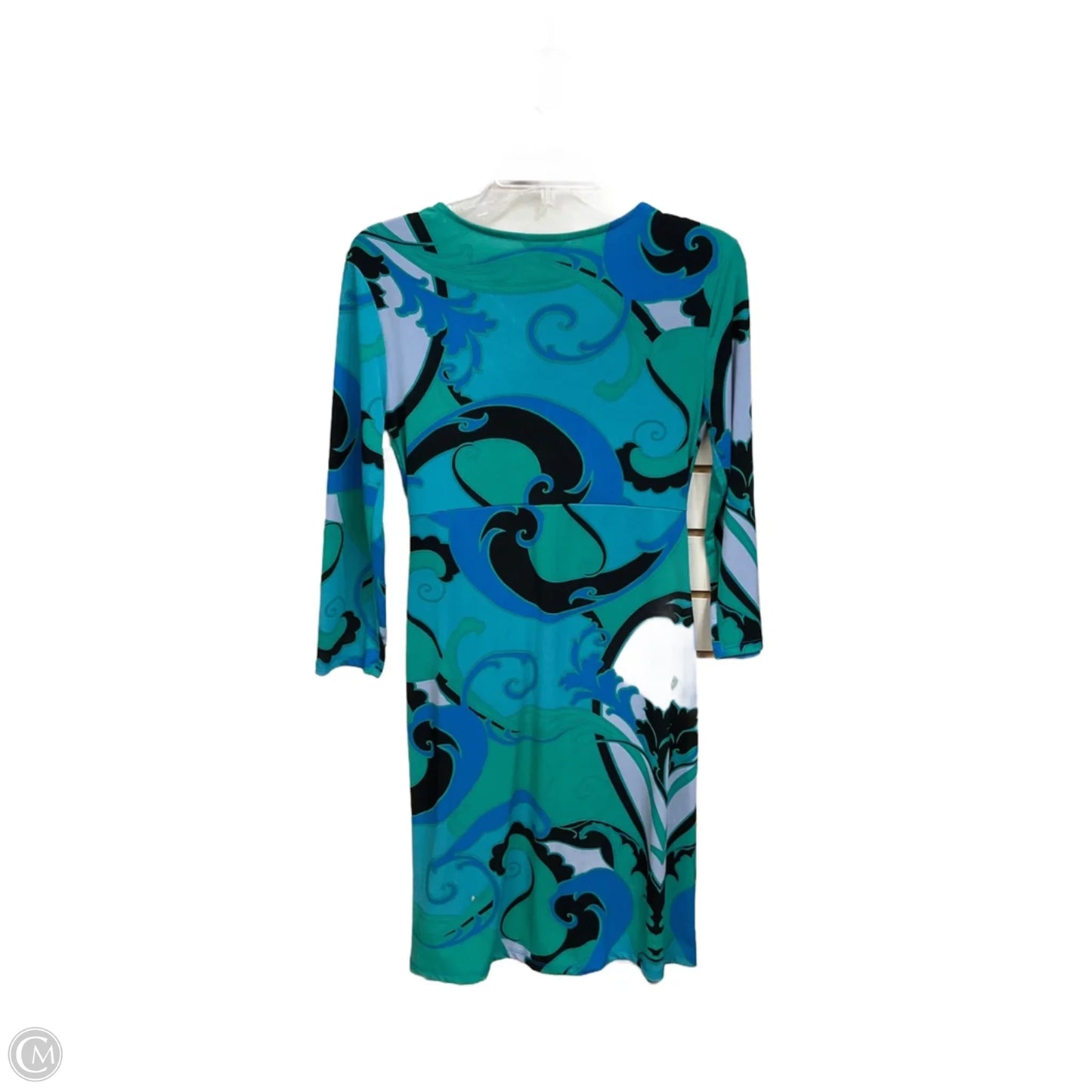 Dress Party Short By Daisy Fuentes In Blue & Green, Size: S