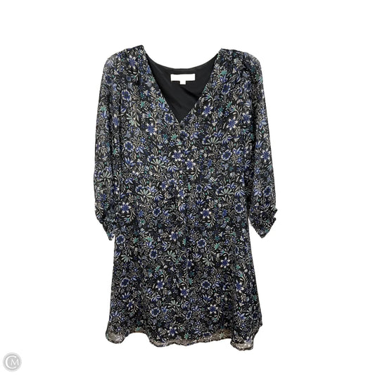 Dress Party Short By Loft In Floral Print, Size: S