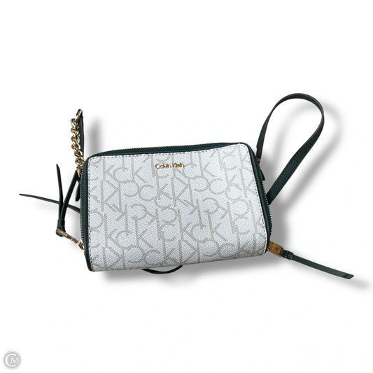 Crossbody Leather By Calvin Klein, Size: Medium