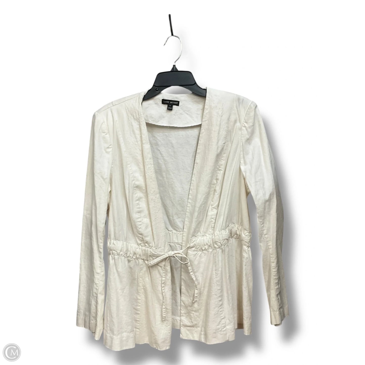 Jacket Other By Lane Bryant In Cream, Size: 1x