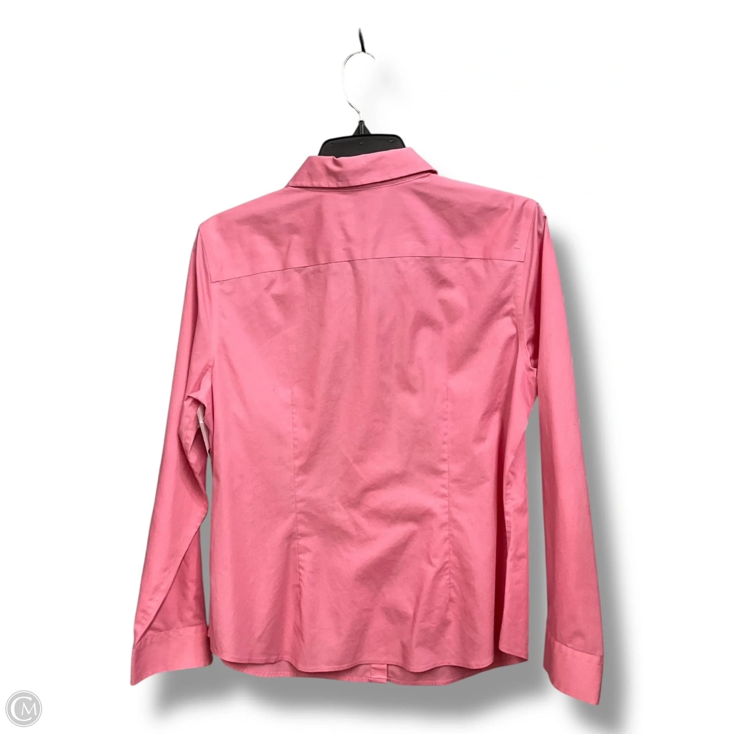 Blouse Long Sleeve By Talbots In Pink, Size: Lp