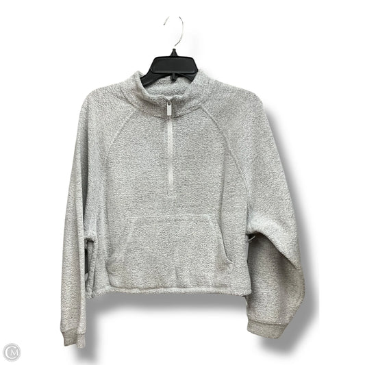 Athletic Sweatshirt Crewneck By Old Navy In Grey, Size: M
