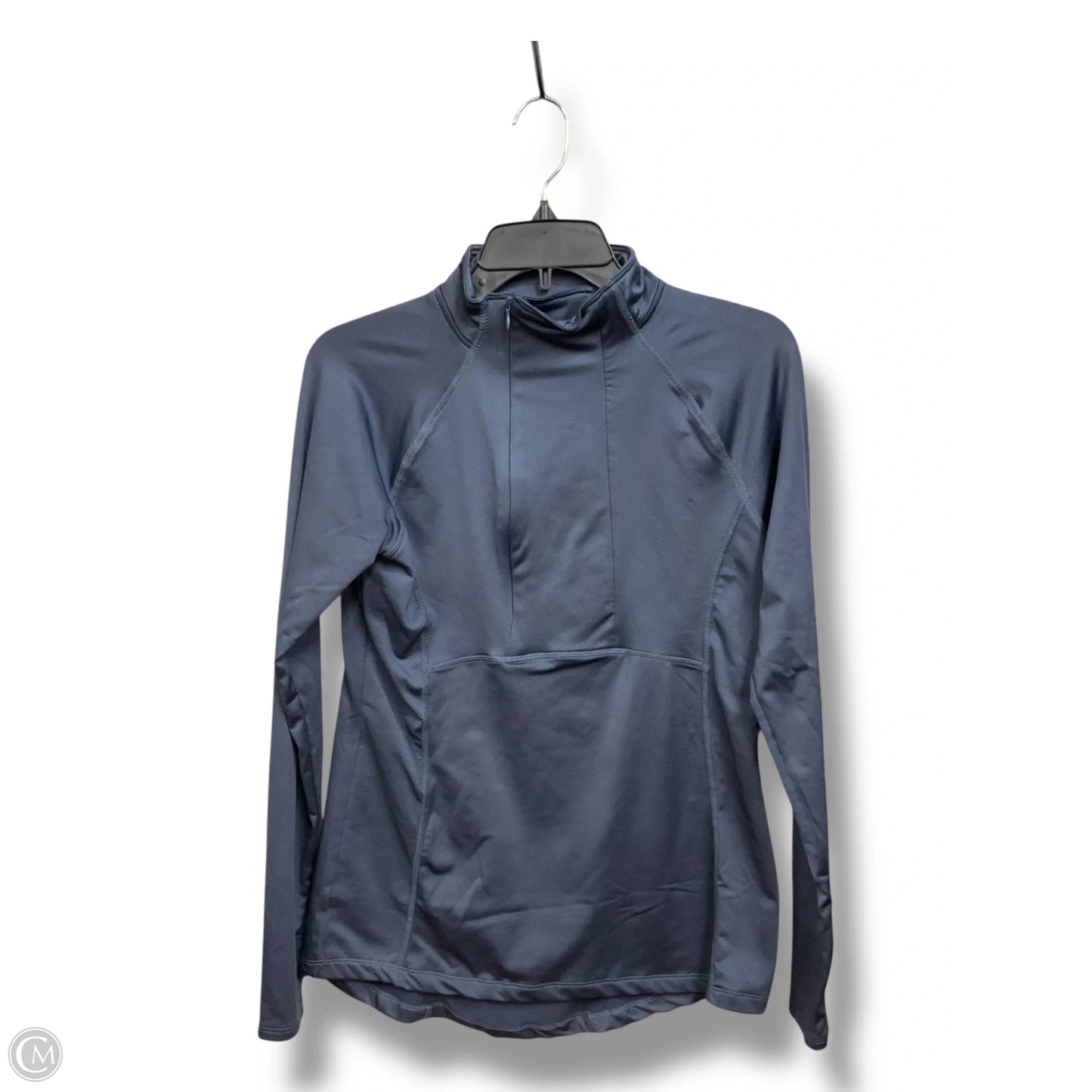 Athletic Top Long Sleeve Crewneck By Hind In Blue, Size: M
