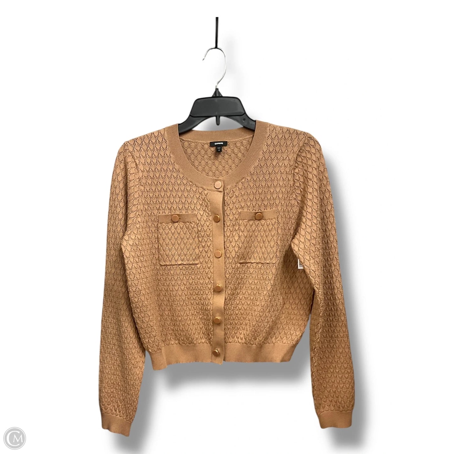 Cardigan By Express In Brown, Size: M