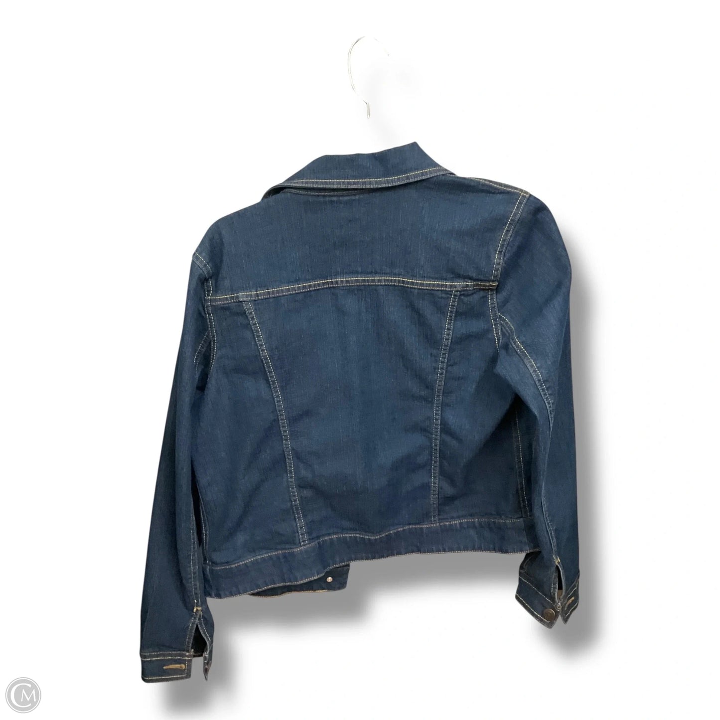 Jacket Denim By Faded Glory In Blue Denim, Size: S