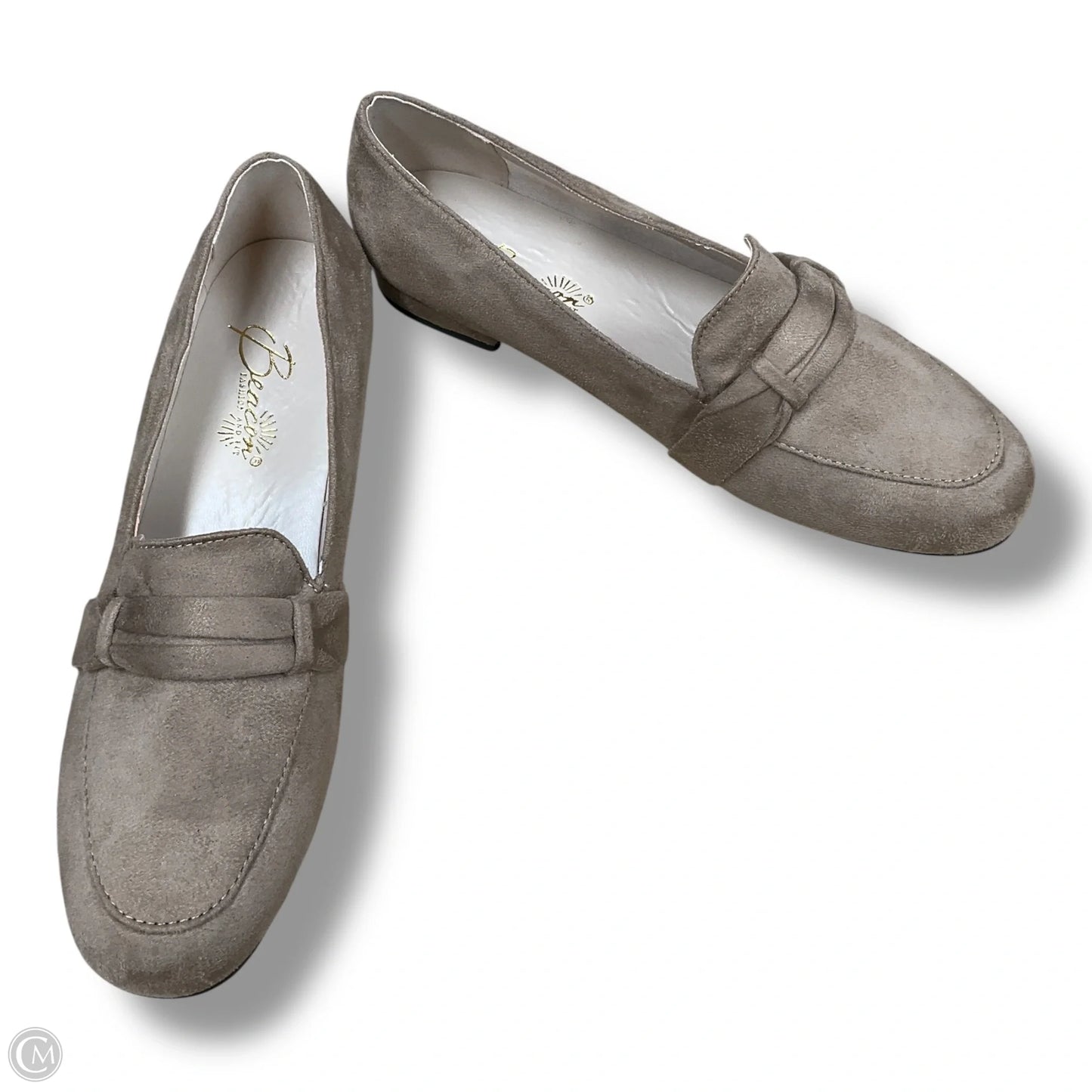 Shoes Heels Block By Clothes Mentor In Tan, Size: 9.5