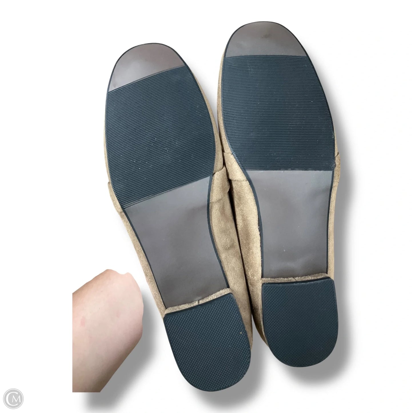 Shoes Heels Block By Clothes Mentor In Tan, Size: 9.5