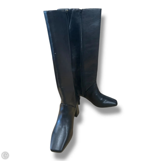 Boots Mid-calf Heels By On 34th In Black, Size: 8.5