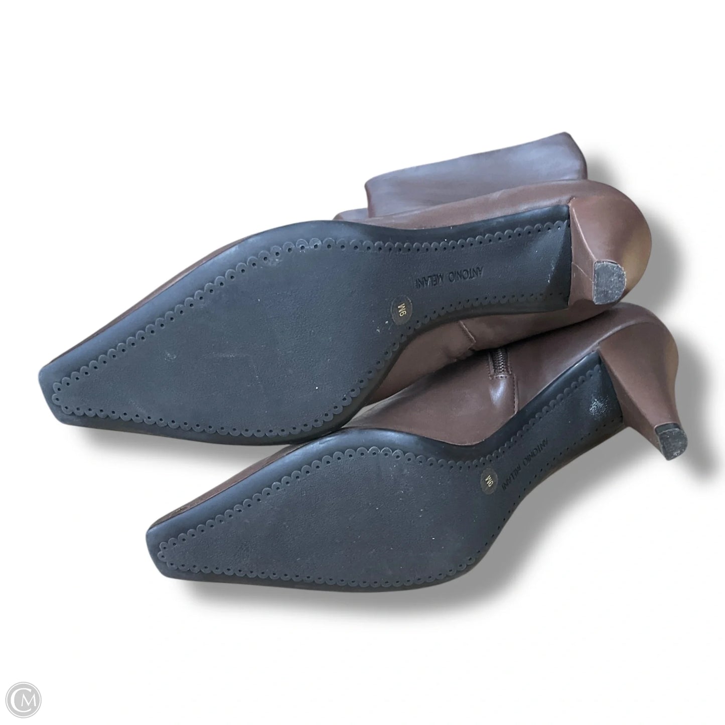 Boots Mid-calf Heels By Antonio Melani In Brown, Size: 9