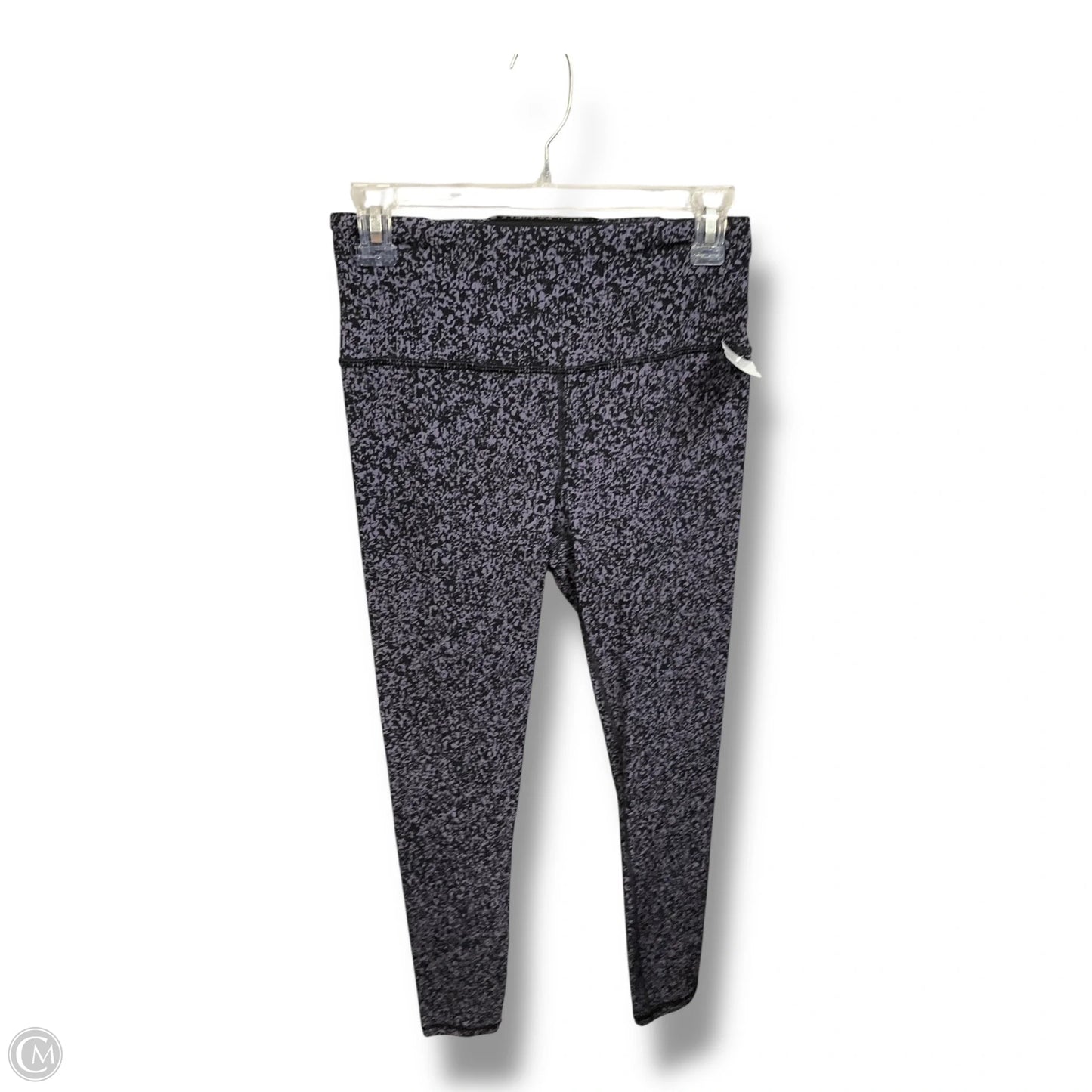 Athletic Leggings By Athleta In Black & Purple, Size: M