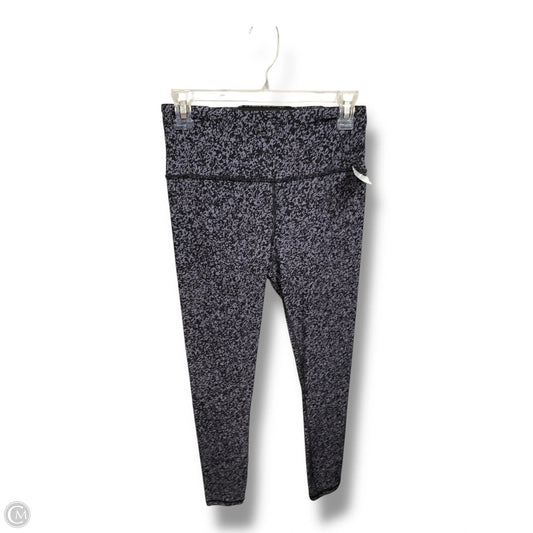 Athletic Leggings By Athleta In Black & Purple, Size: M