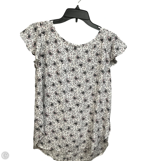 Blouse Sleeveless By Loft In Floral Print, Size: Xs