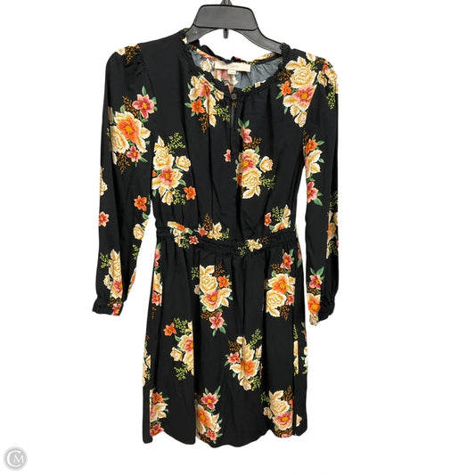 Tunic 3/4 Sleeve By Loft In Floral Print, Size: Xs