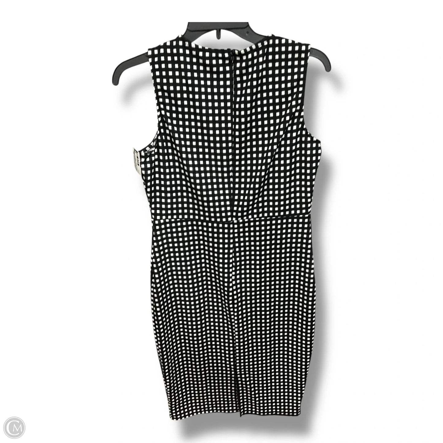 Dress Casual Midi By Agnes & Dora In Black & White, Size: L