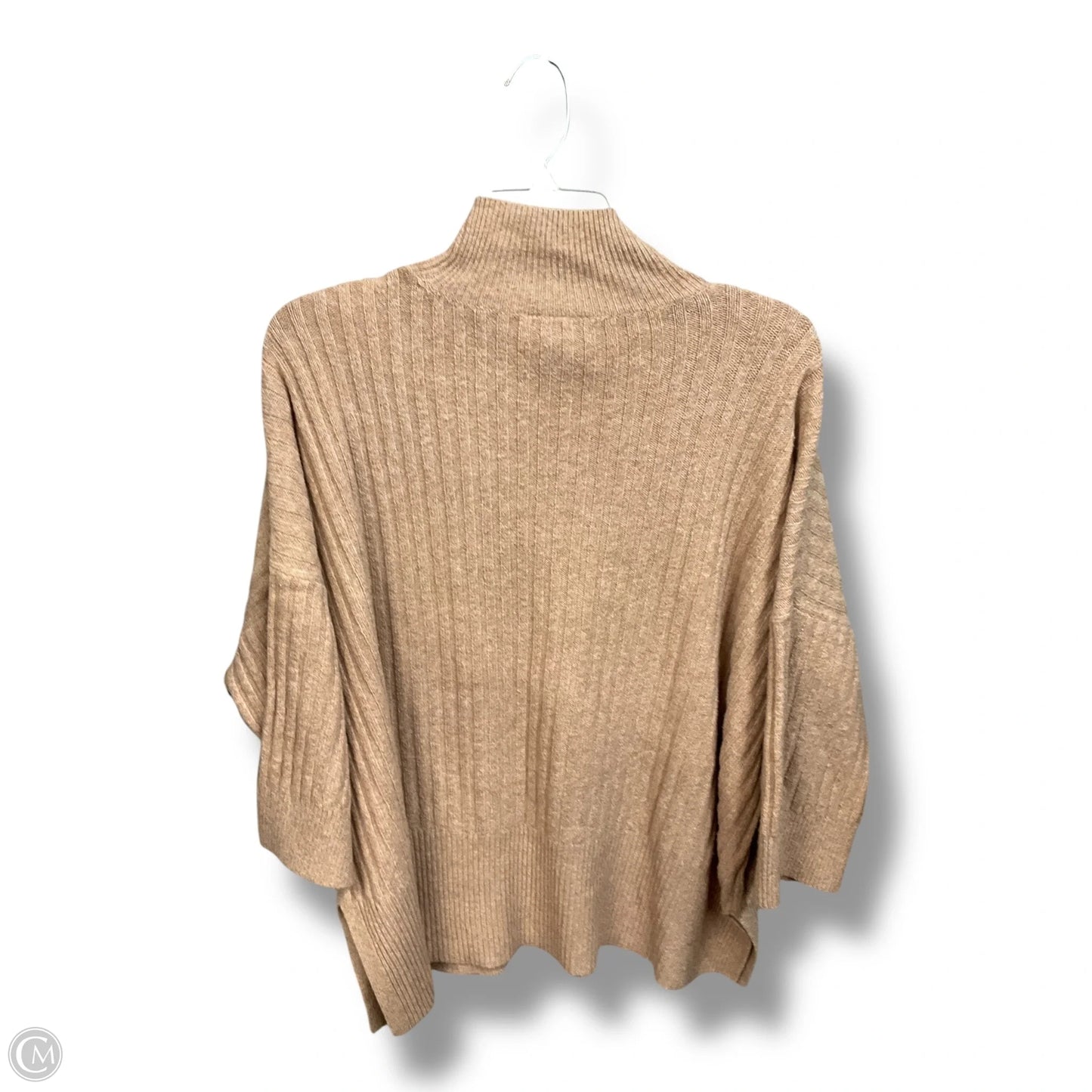 Top 3/4 Sleeve Basic By Loft In Beige, Size: M