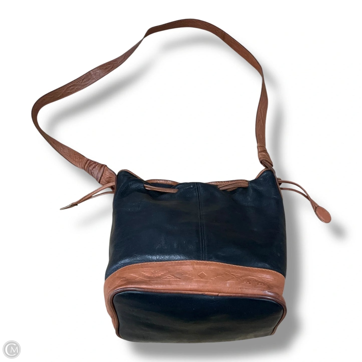 Crossbody Leather By Clothes Mentor, Size: Large