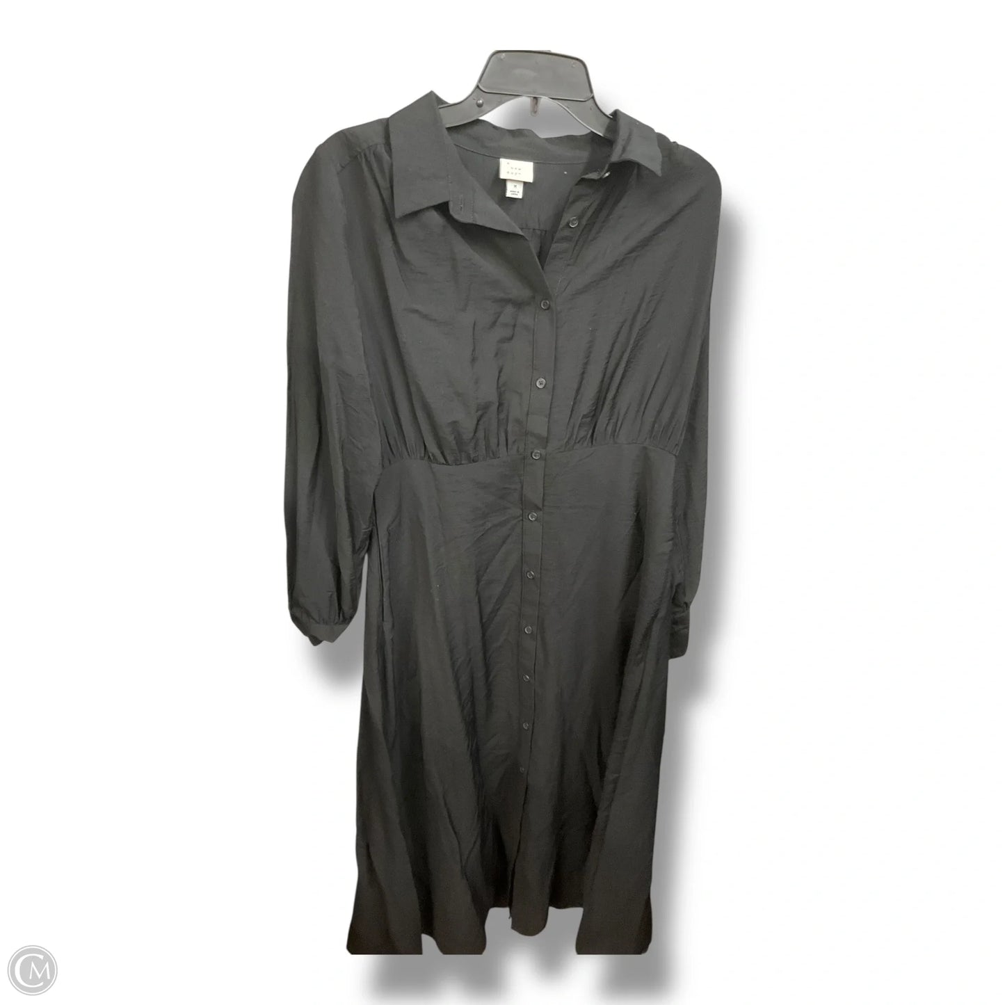 Dress Casual Maxi By A New Day In Black, Size: M