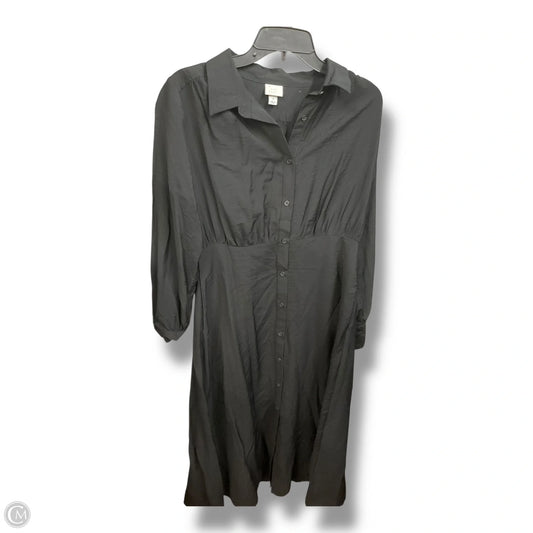 Dress Casual Maxi By A New Day In Black, Size: M