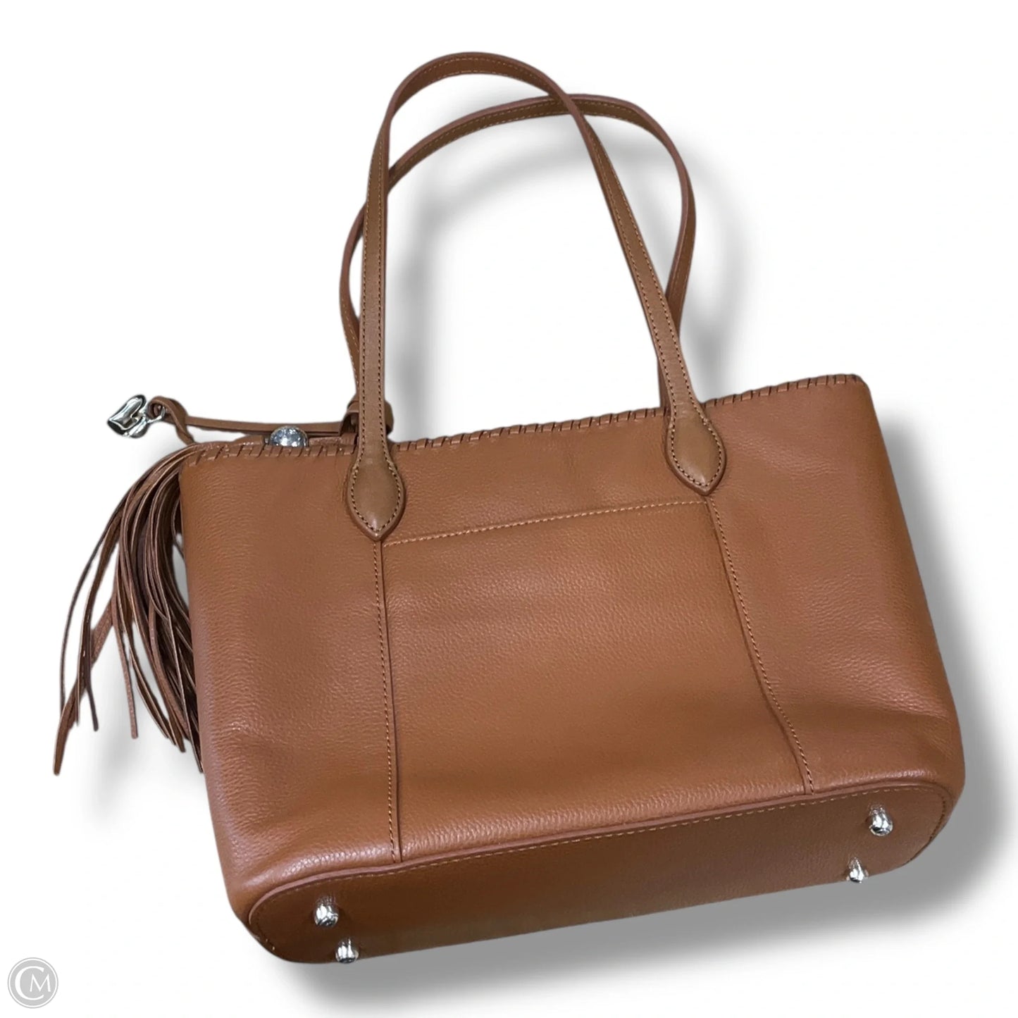 Handbag Leather By Brighton, Size: Large