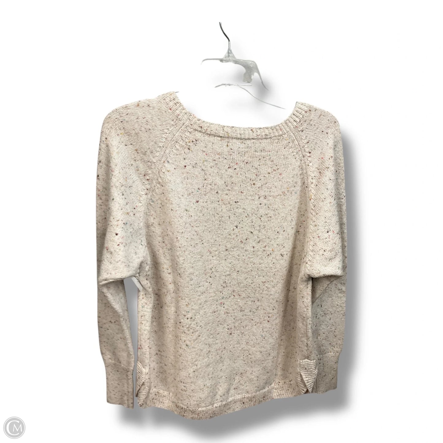 Top Long Sleeve By Loft In Cream, Size: Xs