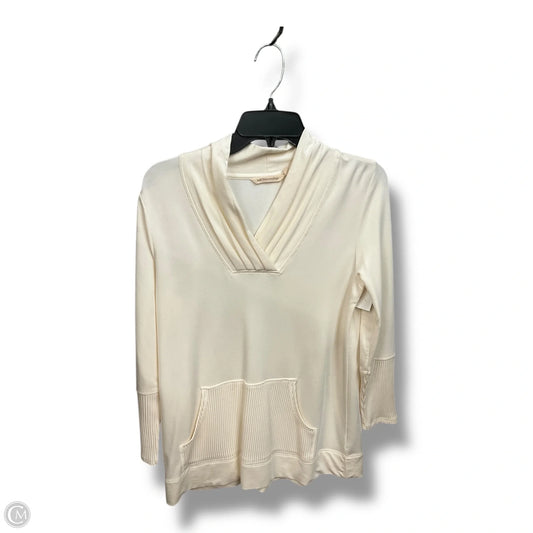 Top Long Sleeve Basic By Soft Surroundings In Cream, Size: Xs