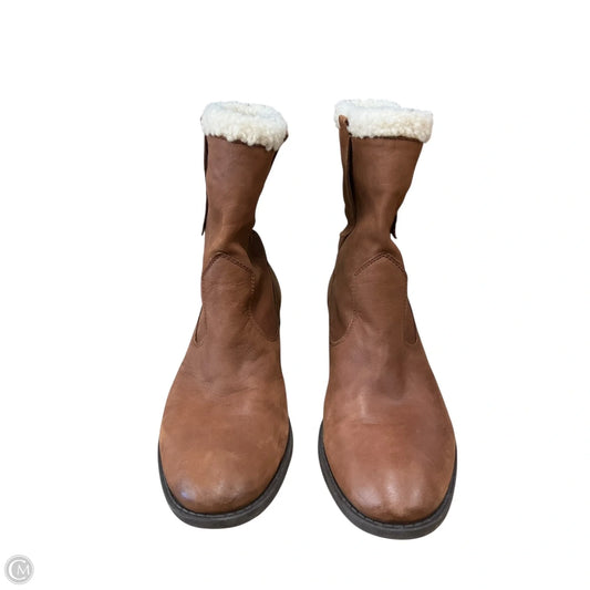 Boots Ankle Flats By Sole Society In Brown, Size: 7.5
