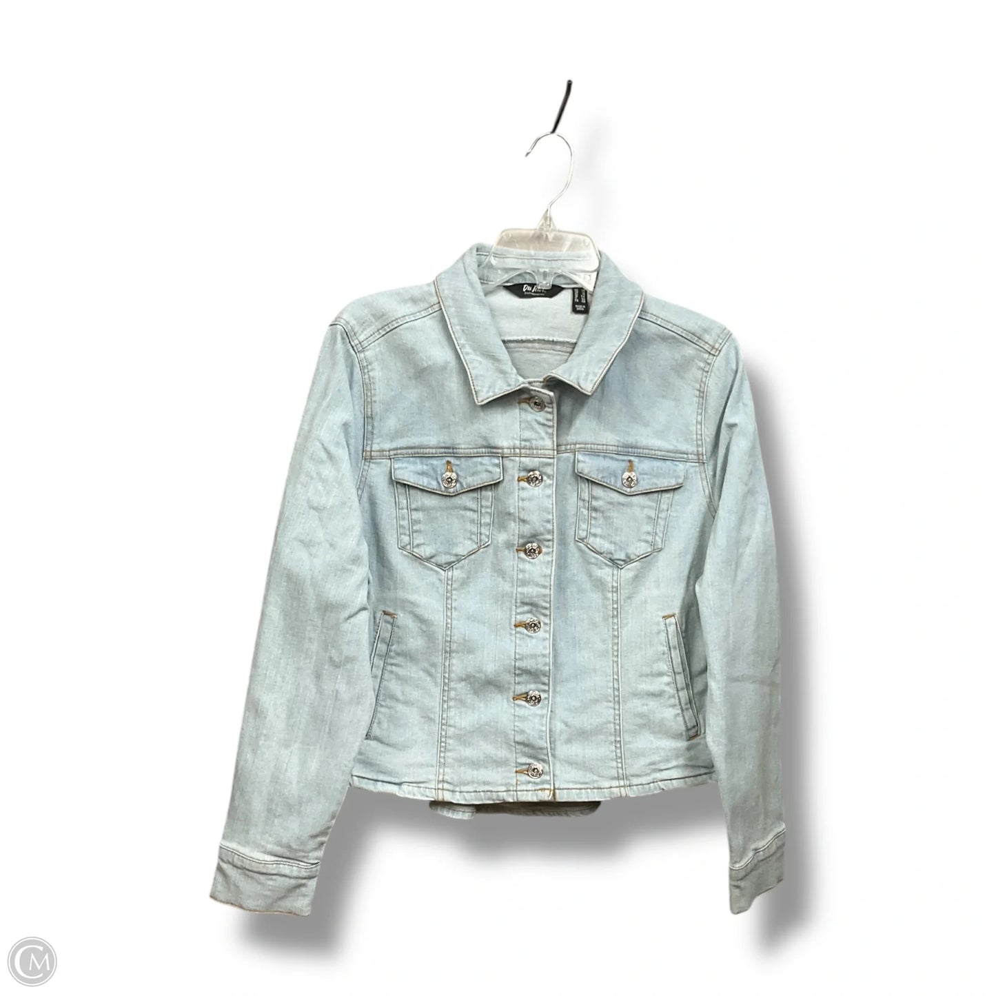 Jacket Denim By Clothes Mentor In Blue Denim, Size: Xl