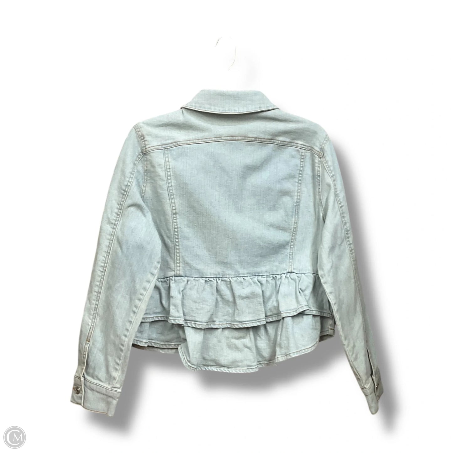 Jacket Denim By Clothes Mentor In Blue Denim, Size: Xl