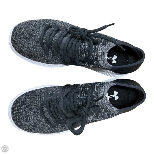 Shoes Athletic By Under Armour In Black & White, Size: 8