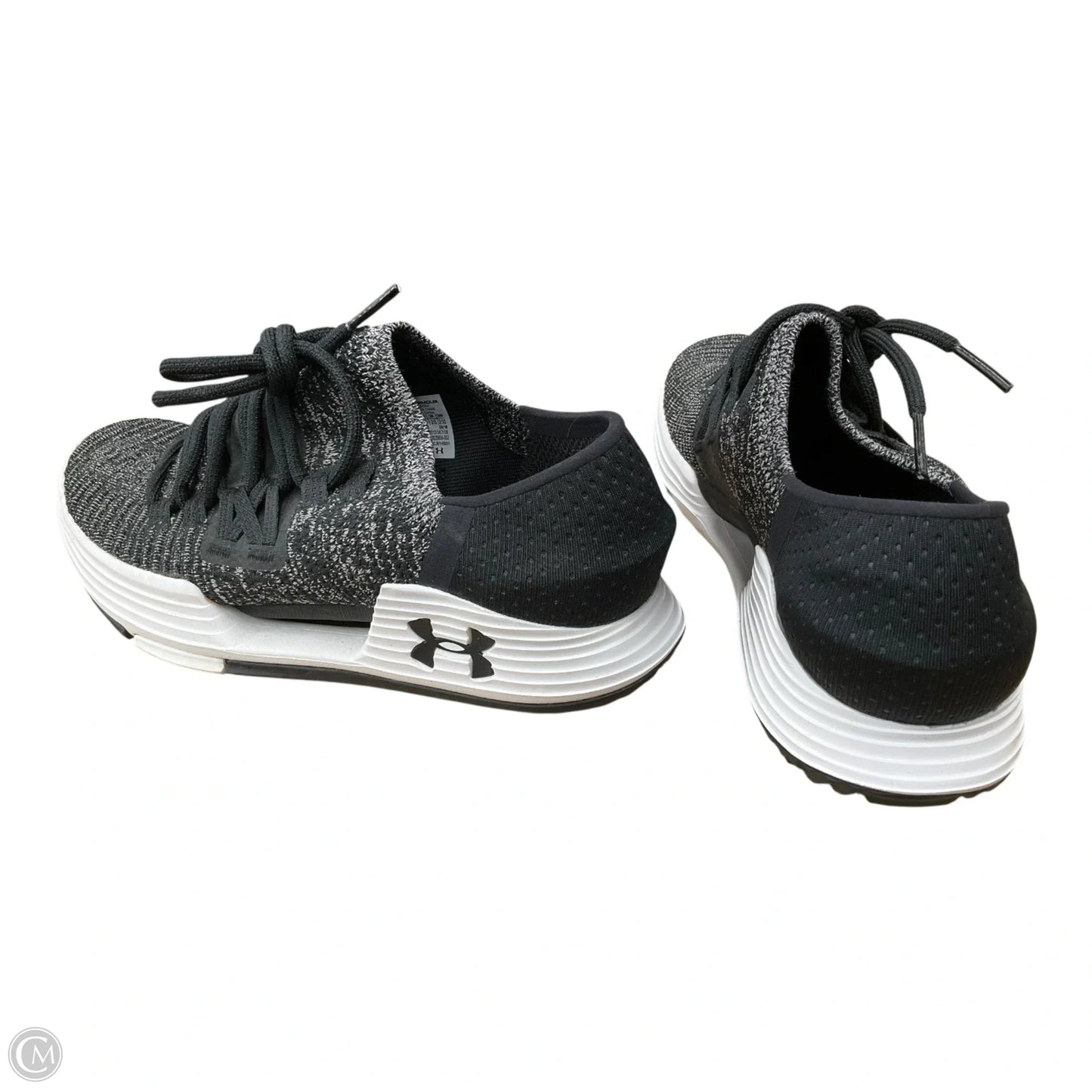 Shoes Athletic By Under Armour In Black & White, Size: 8