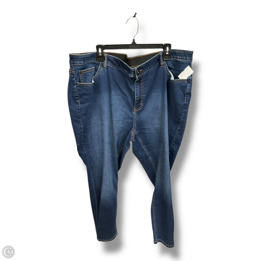 Jeans Skinny By Catherines In Blue Denim, Size: 4x