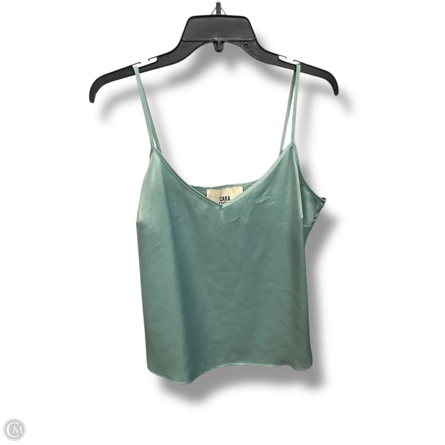 Top Sleeveless Basic By Clothes Mentor In Teal, Size: L
