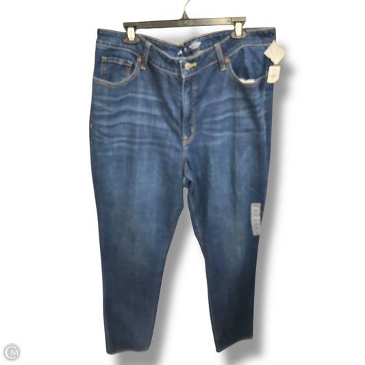Jeans Straight By Old Navy In Blue Denim, Size: 18