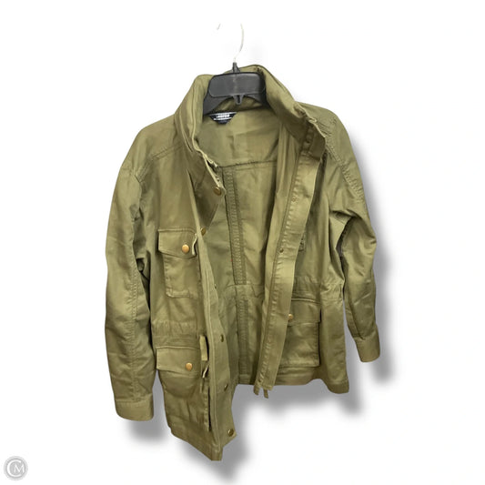 Jacket Denim By Lands End In Green Denim, Size: L