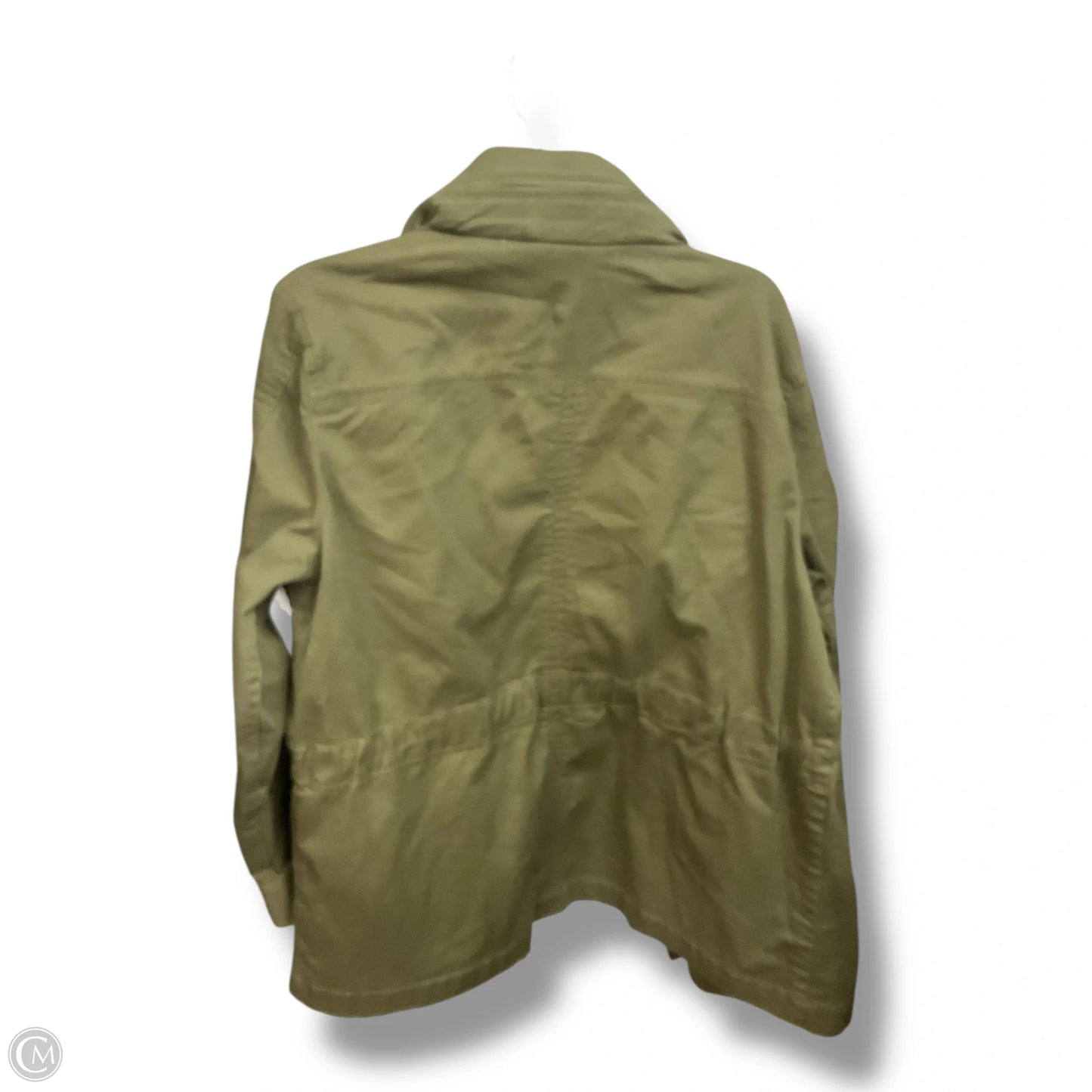 Jacket Denim By Lands End In Green Denim, Size: L