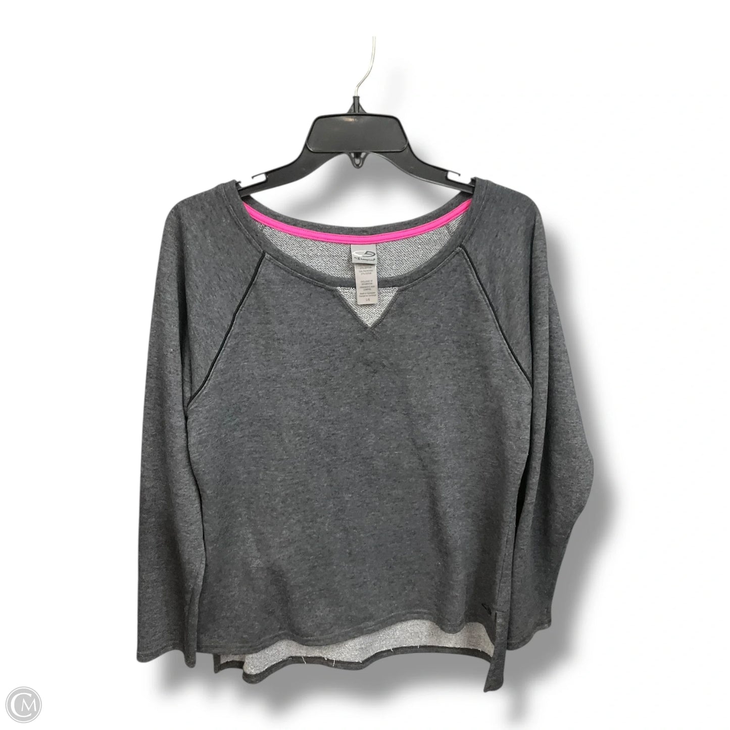 Sweatshirt Crewneck By Champion In Grey, Size: L