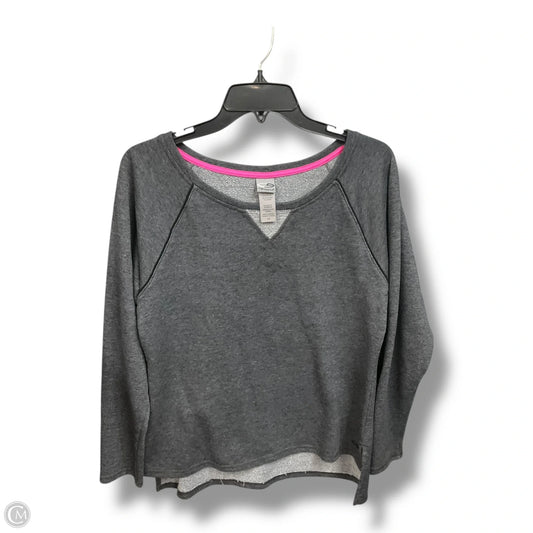 Sweatshirt Crewneck By Champion In Grey, Size: L