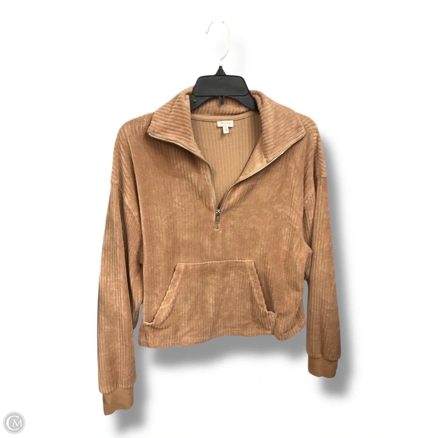 Top Long Sleeve Basic By Clothes Mentor In Beige, Size: L