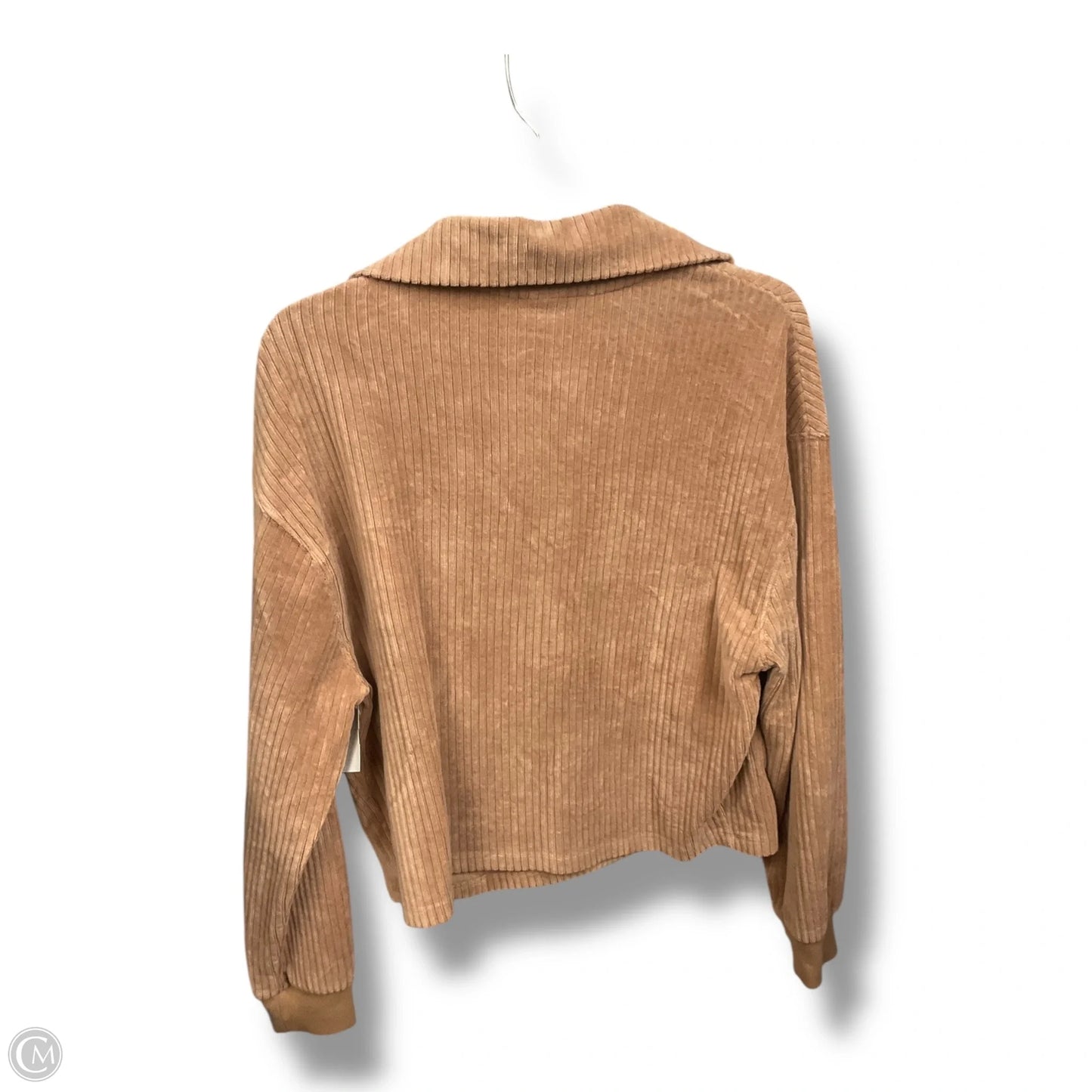 Top Long Sleeve Basic By Clothes Mentor In Beige, Size: L