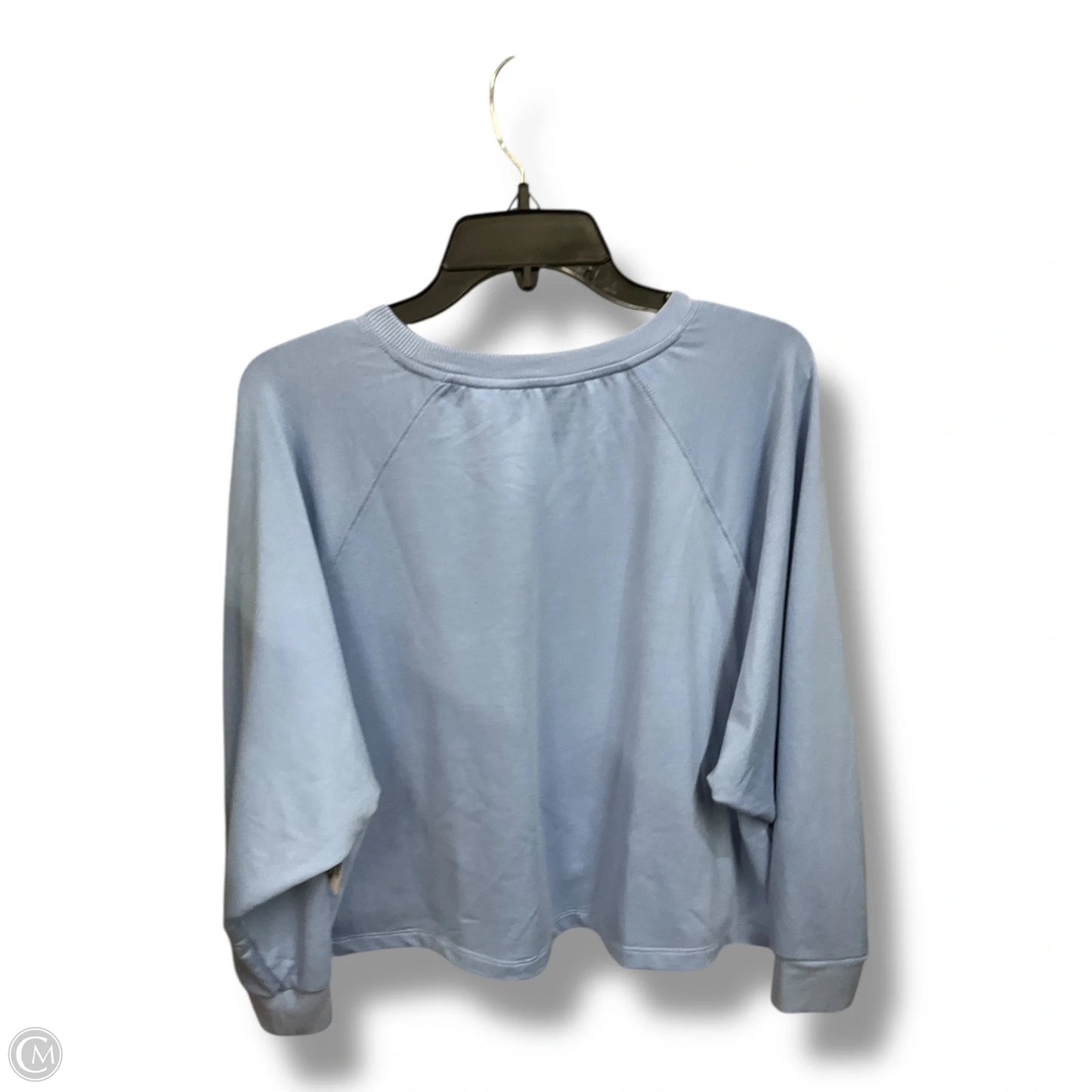 Top Long Sleeve Basic By Dkny In Blue, Size: L