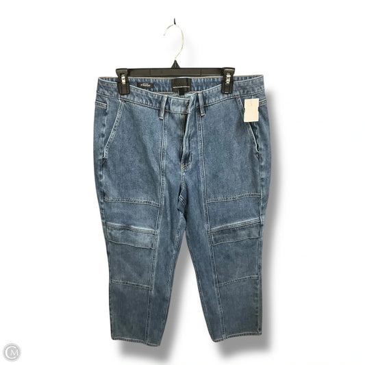 Jeans Straight By White House Black Market In Blue Denim, Size: 14p