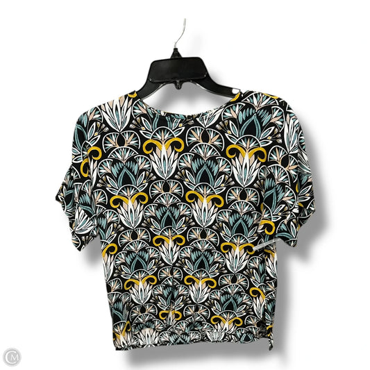 Blouse Short Sleeve By H&m In Multi-colored, Size: S