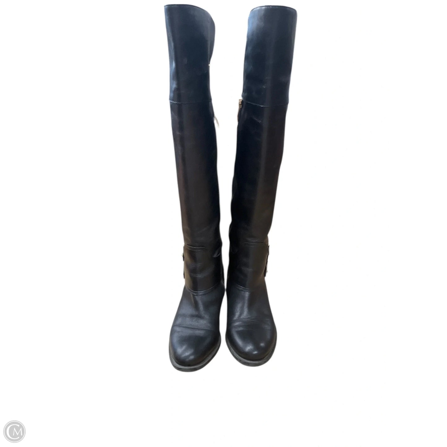 Boots Knee Heels By Vince Camuto In Black, Size: 6