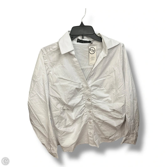 Blouse Long Sleeve By Fashion To Figure In White, Size: L