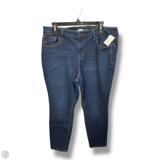 Jeans Skinny By Old Navy In Blue Denim, Size: 14