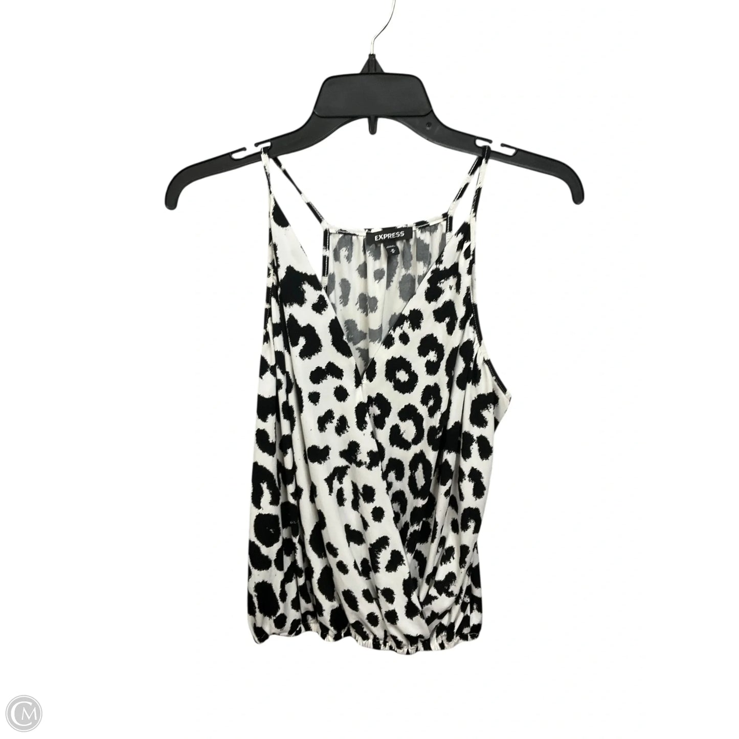 Blouse Sleeveless By Express In Animal Print, Size: M