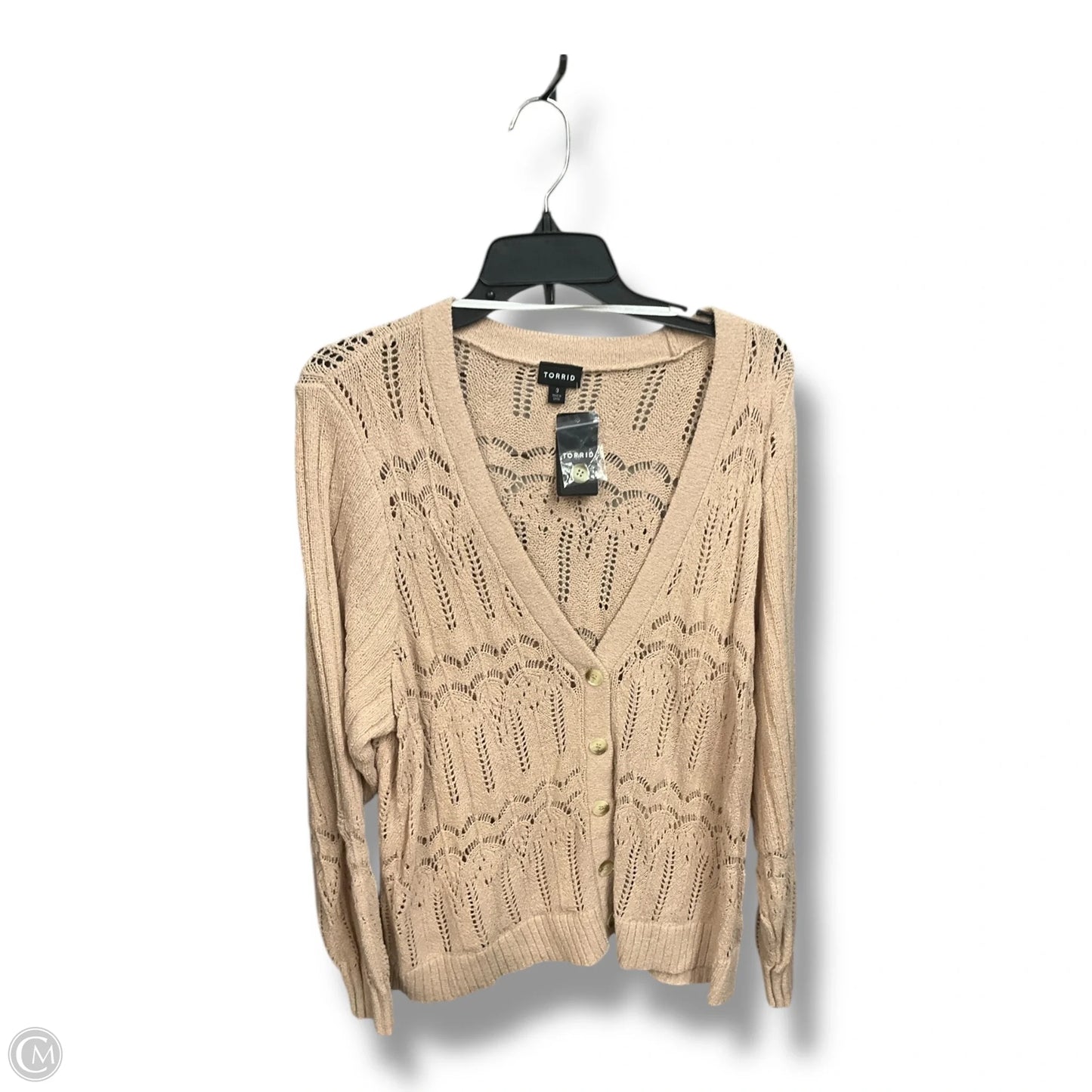 Cardigan By Torrid In Beige, Size: 3x